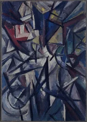 Paysage. Composition futuriste